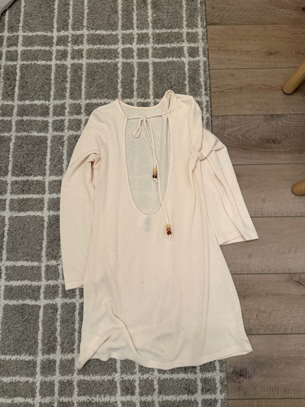H&M Cream Swim Coverup